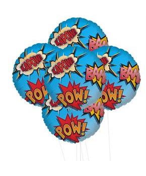Superhero Comics  Foil Balloon Kit 18" 
