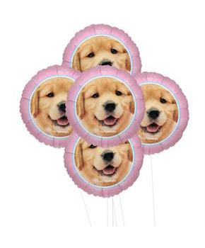 Rachaelhale Glamour Dogs 5pc Foil Balloon Kit 18" 