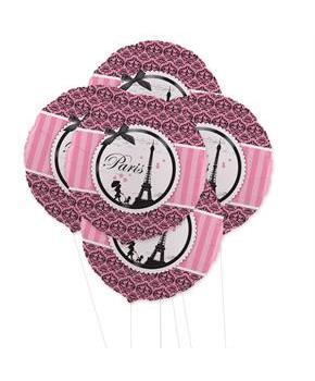 Paris Damask 5pc Foil Balloon Kit 18" 