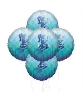 Mermaids Under The Sea  Foil Balloon Kit 18" 