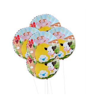 Barnyard 5pc Foil Balloon Kit 18" 