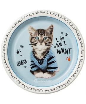Rachael Hale Cats Rule Dessert Plates (8)
