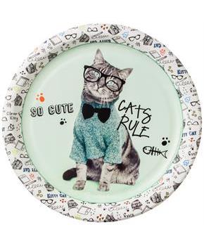 Rachael Hale Cats Rule Dinner Plates (8)