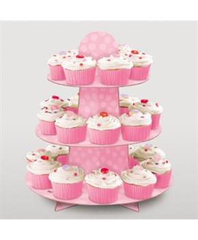 Pink Cupcake Stand (Each)
