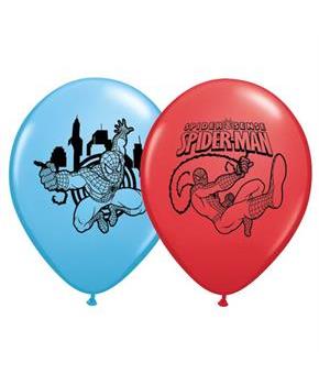 Spiderman 12" Latex Balloons (6 Pack)