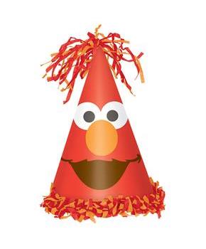 Elmo Deluxe Cone Hat (Each)