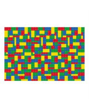 Color Brick Party Backdrop Banner