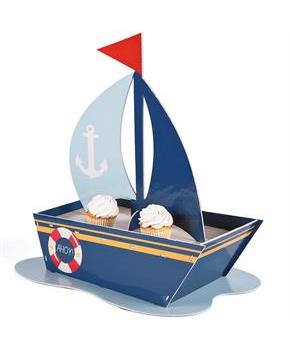 Nautical Sailboat Cupcake Holder