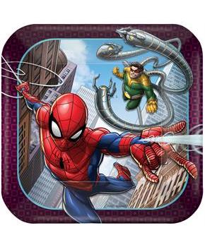 Spiderman Webbed Wonder Dessert Plates (8)