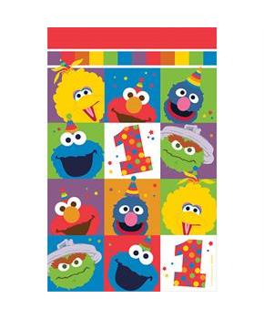 Elmo Turns One Plastic Table Cover