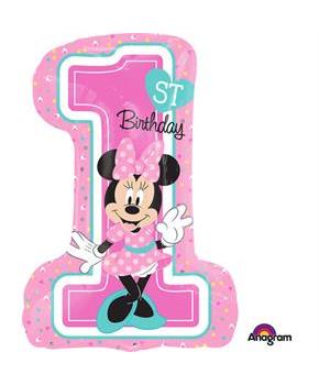 Minnie 1st Birthday Jumbo Shape Balloon