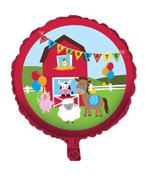 Farmhouse Metallic Foil Balloon