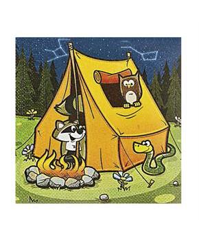 Camp Adventure Beverage Napkins(16)