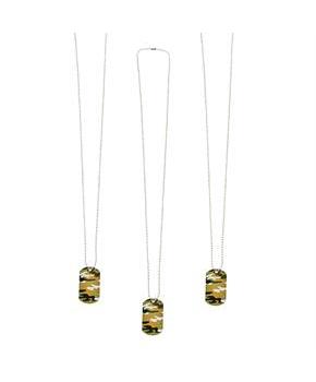 Camouflage Dog Tag Necklaces(12)