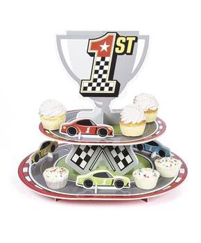 Racecar Birthday Cupcake Stand