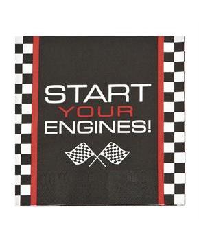 Racecar Checker Lunch Napkin (16)
