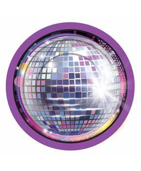 Disco Party Decor Dessert Plates(8)