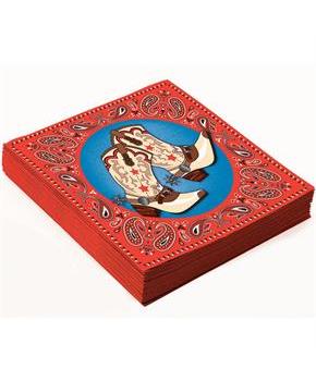 Way Out West Decor Lunch Napkins(16)