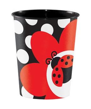 Ladybug 16oz Plastic Favor Cup (1)