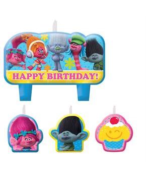 Trolls Candle Set(4)
