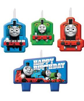 Thomas the Train All Abaord Birthday Candle Set(4)