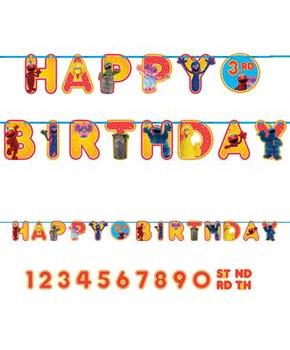 Sesame Street 2 Ribbon Letter Banner