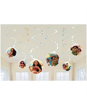 Moana Spiral Decorations(8)