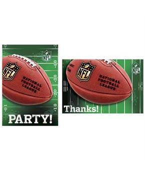 NFL Invitation & Thank You Notes(16)