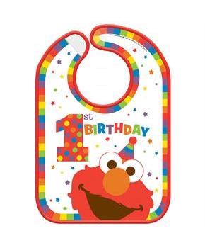 Elmo Turns One Vinyl Bib(1)