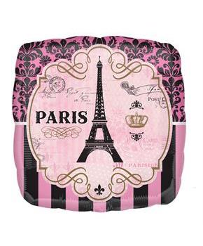Day In Paris Jumbo Foil Balloon (28")