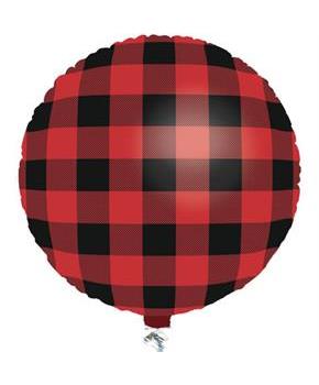Buffalo Plaid 18" Balloon (1)