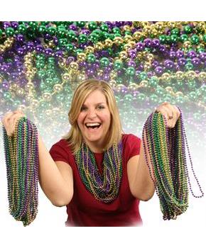 33" Assorted Round Beads (144)