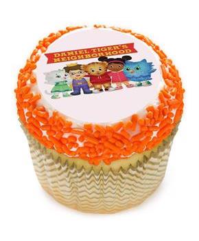 Daniel Tiger Neighborhood Friends 2" Edible Cupcake Topper (12 Images)