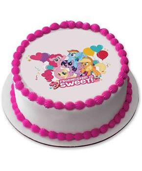 My Little Pony 7.5" Round Edible Cake Topper (Each)