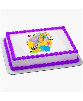 Noah's Ark Quarter Sheet Edible Cake Topper (Each)