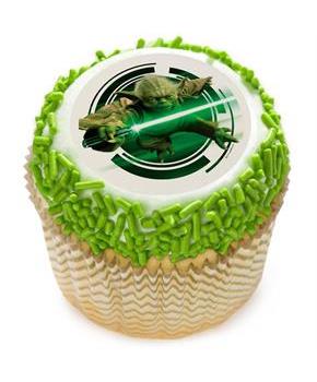 Star Wars Yoda 2" Edible Cupcake Topper (12 Images)