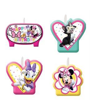 Minnie Mouse Helpers Candles