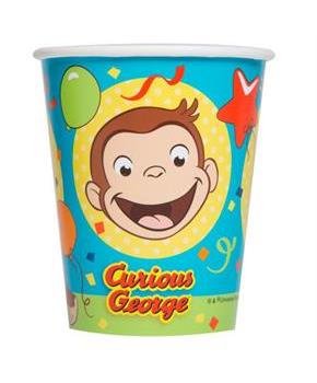 Curious George 9oz Paper Cups (8)