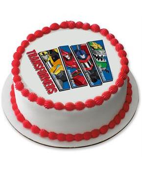 Transformers 7.5" Round Edible Cake Topper (Each)