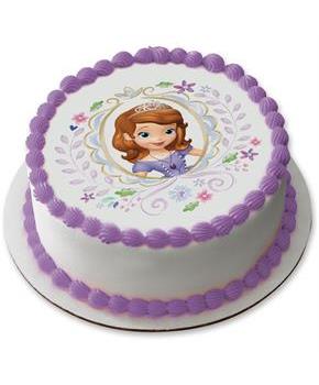 Sofia the First 7.5" Round Edible Cake Topper (Each)