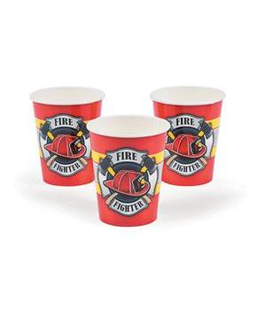 Firefighter 9oz Cups (8 Pack)