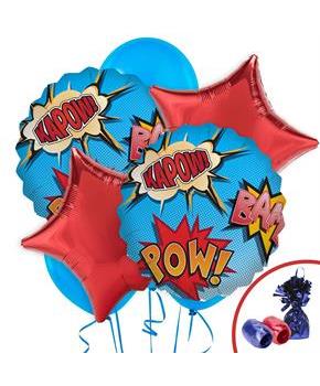 Superhero Comics Balloon Bouquet