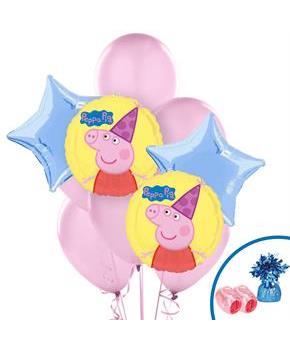 Peppa Pig Balloon Bouquet 