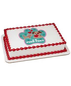 Paw-fect Quarter Sheet Edible Cake Topper (Each)