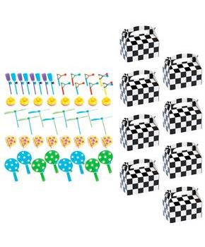 Racecar Racing Party Filled Favor Box Kit (For 8 Guests)