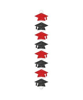 Red Grad 9ft. Ring Garland Decorations (Each)