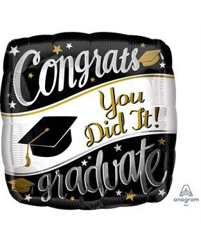 Graduation 18" Foil Balloon On Your Way (1)