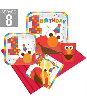 Elmo Turns One Party Pack For 8