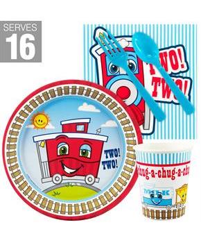 Two-Two Train 2nd Birthday Snack Pack For 16