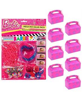 Barbie Filled Favor Box Kit (For 8 Guests)